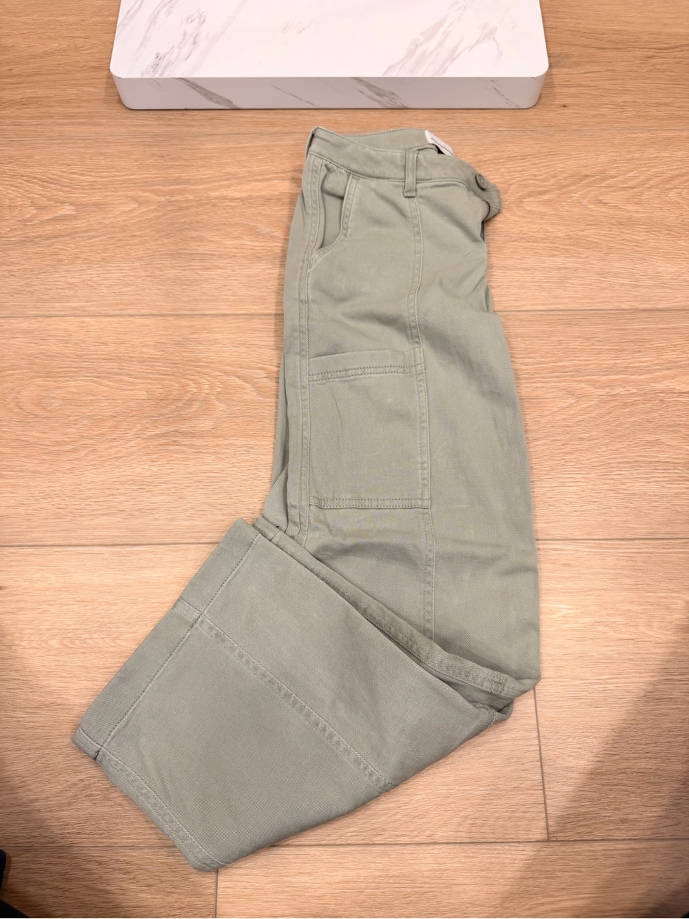 abercrombie kids Olive Green Cargo Pants